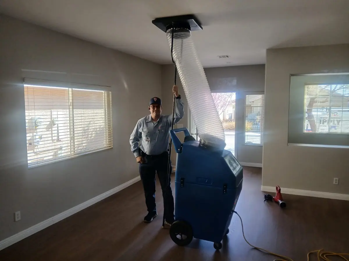 Professional Emergency HVAC Repair work inside a Unionville home